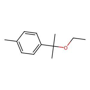Benzene, 1-(1-ethoxy-1-methylethyl)-4-methyl- structure