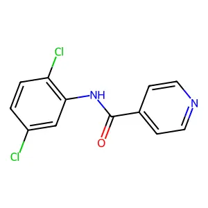 N-(2,5-dichlorophenyl)pyridine-4-carboxamide structure
