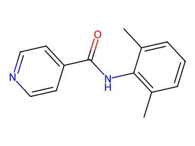 N-(2,6-dimethylphenyl)pyridine-4-carboxamide structure