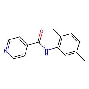 N-(2,5-dimethylphenyl)pyridine-4-carboxamide structure