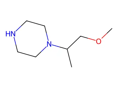 1-(1-Methoxypropan-2-yl)piperazine structure
