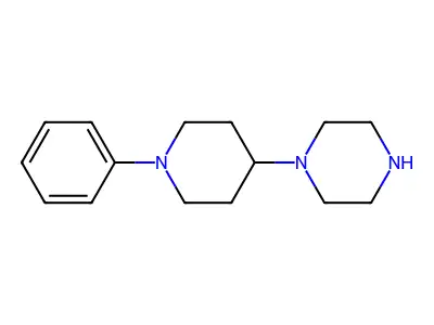 1-(1-Phenylpiperidin-4-yl)piperazine structure