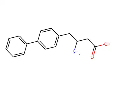 3-amino-4-(4-phenylphenyl)butanoic Acid structure