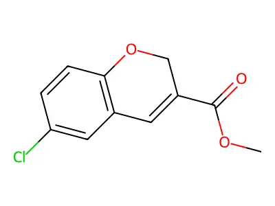 methyl 6-chloro-2H-chromene-3-carboxylate structure