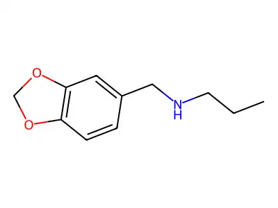N-(1,3-benzodioxol-5-ylmethyl)propan-1-amine structure