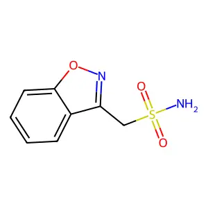 唑尼沙胺 structure