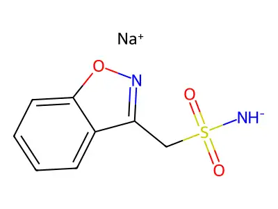 zonisamide sodium salt structure