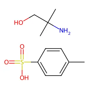 (2-Hydroxy-1,1-dimethylethyl)ammonium toluene-4-sulphonate structure
