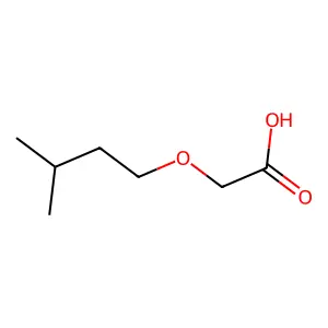 2-(3-甲基丁氧基)乙酸 structure