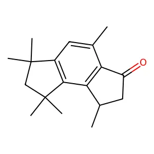 1,6,7,8-Tetrahydro-1,4,6,6,8,8-hexamethyl-as-indacen-3(2H)-one structure