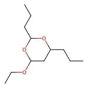 1,3-Dioxane, 4-ethoxy-2,6-dipropyl- structure