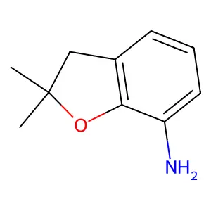 2,2-二甲基-2,3-二氢-1-苯并呋喃-7-胺 structure