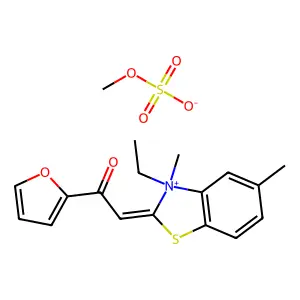 C17H18NO2S.CH3O4S structure