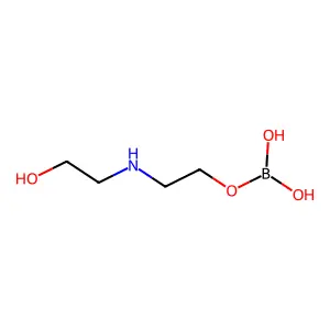 Ethanol, 2-((2-(boronooxy)ethyl)amino)- structure
