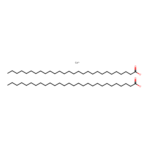 Calcium di(octacosanoate) structure