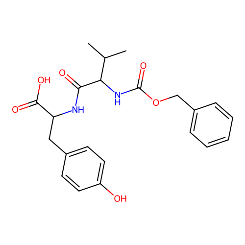 Z-VAL-TYR-OH structure