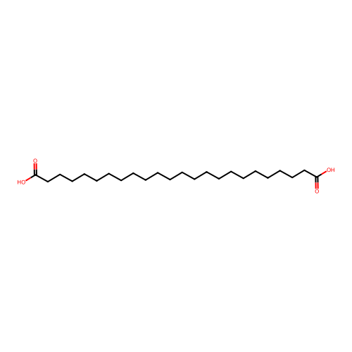 Tetracosanedioic acid structure