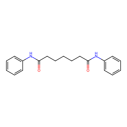 Heptanediamide, N,N'-diphenyl- structure