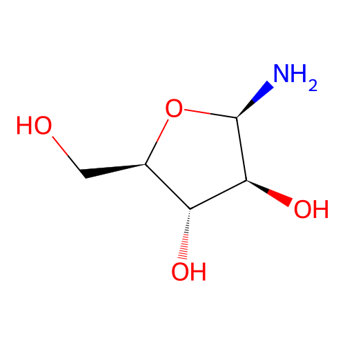 beta-D-Arabinofuranosylamine structure