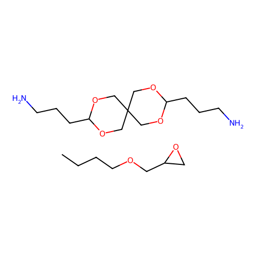2,4,8,10-Tetraoxaspiro(5.5)undecane-3,9-dipropanamine, polymer with(butoxymethyl)oxirane structure