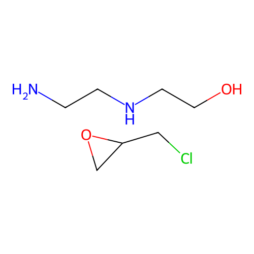 2-[(2-Aminoethyl)amino]ethan-1-ol--2-(chloromethyl)oxirane (1/1) structure