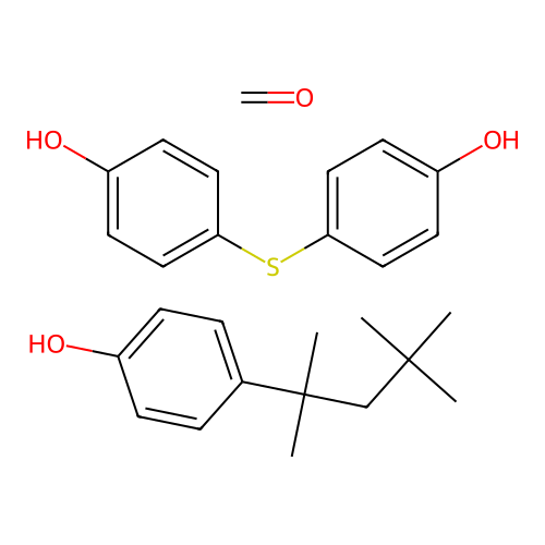(C14-H22-O.C12-H10-O2-S.C-H2-O)x- structure