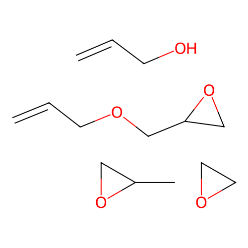 2-Methyloxirane;oxirane;prop-2-en-1-ol;2-(prop-2-enoxymethyl)oxirane structure