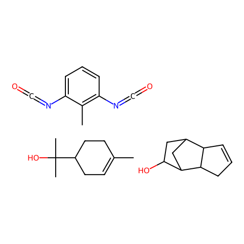 (C10-H18-O.C10-H14-O.C9-H6-N2-O2)x- structure