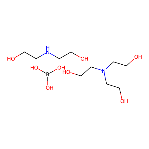 Boric acid, compd. with 2,2'-iminobis(ethanol) and 2,2',2''-nitrilotris(ethanol) structure