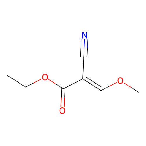 2-Propenoic acid, 2-cyano-3-methoxy-, ethyl ester structure
