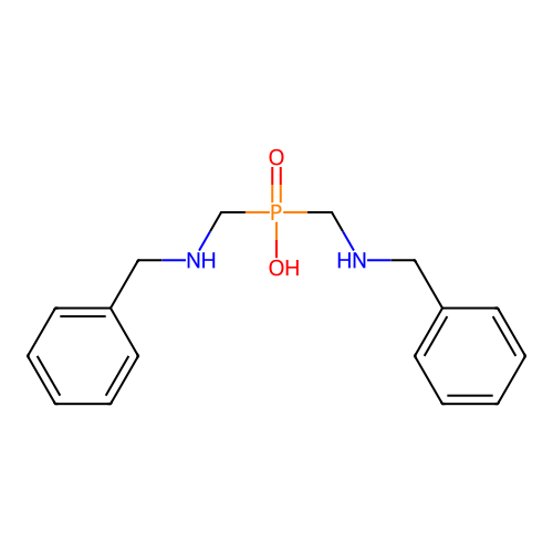 Bis[(benzylamino)methyl]phosphinic Acid structure