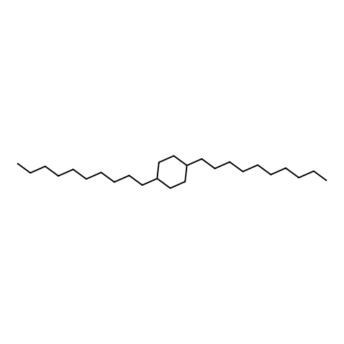 1,4-Di-n-decylcyclohexane structure
