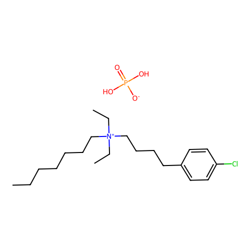 磷酸氯菲铵 structure