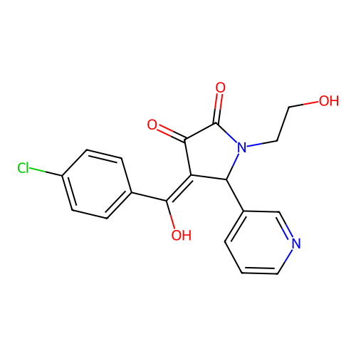 C18H15ClN2O4 structure