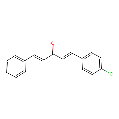 1-(4-Chlorophenyl)-5-phenylpenta-1,4-dien-3-one structure