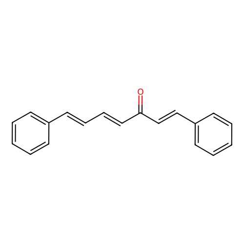 1,7-Diphenyl-1,4,6-heptatrien-3-one structure
