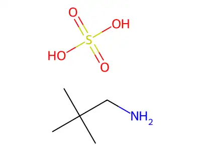 Bis(2,2-dimethylpropylazanium);sulfate structure