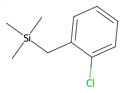(2-Chlorobenzyl)-trimethyl-silane structure