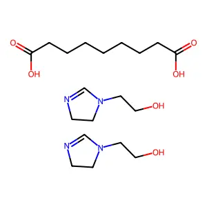 Nonanedioato--2-(4,5-dihydro-1H-imidazol-1-yl)ethan-1-olato (1/2) structure