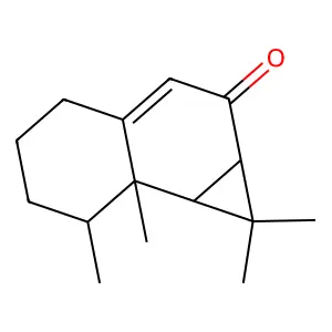 1,1,7,7a-Tetramethyl-1a,4,5,6,7,7b-hexahydrocyclopropa[a]naphthalen-2-one structure