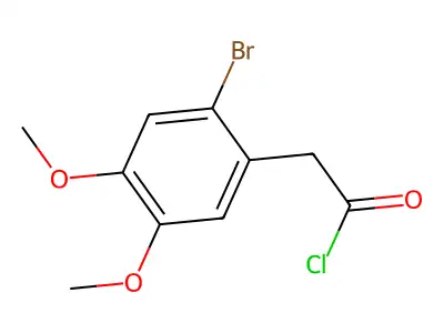 2-(2-Bromo-4,5-dimethoxyphenyl)acetyl chloride structure