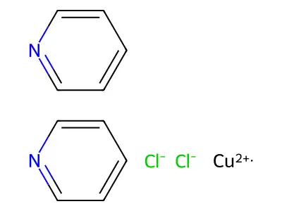 Bis(pyridinio)dichlorocuprate(II) structure