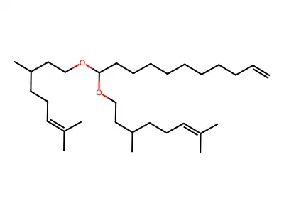 1,1-Digeranyloxy-2-phenylethane structure