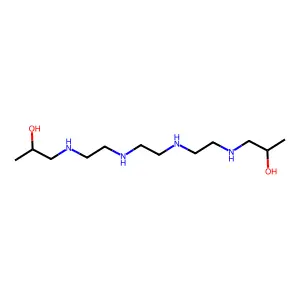 4,7,10,13-Tetraazahexadecane-2,15-diol structure
