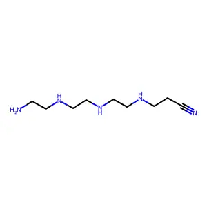 Propanenitrile, 3-[[2-[[2-[(2-aminoethyl)amino]ethyl]amino]ethyl]amino]- structure