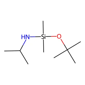 Silanamine, 1-(1,1-dimethylethoxy)-1,1-dimethyl-N-(1-methylethyl)- structure