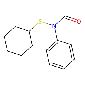 Cyclohexanesulfenamide, N-formyl-N-phenyl- structure