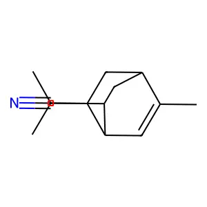 Bicyclo[2.2.2]oct-5-ene-2-carbonitrile, 5-methyl-7-(1-methylethyl)- structure