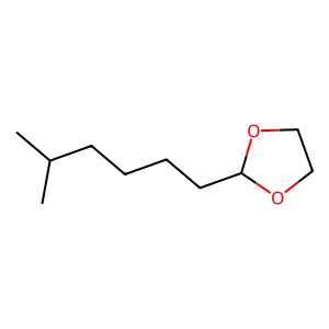 1,3-Dioxolane, 2-isoheptyl- structure