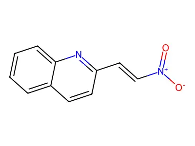 2-[(E)-2-nitroethenyl]quinoline structure